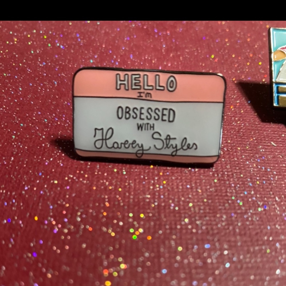 Obsessed with Harry Styles Pin